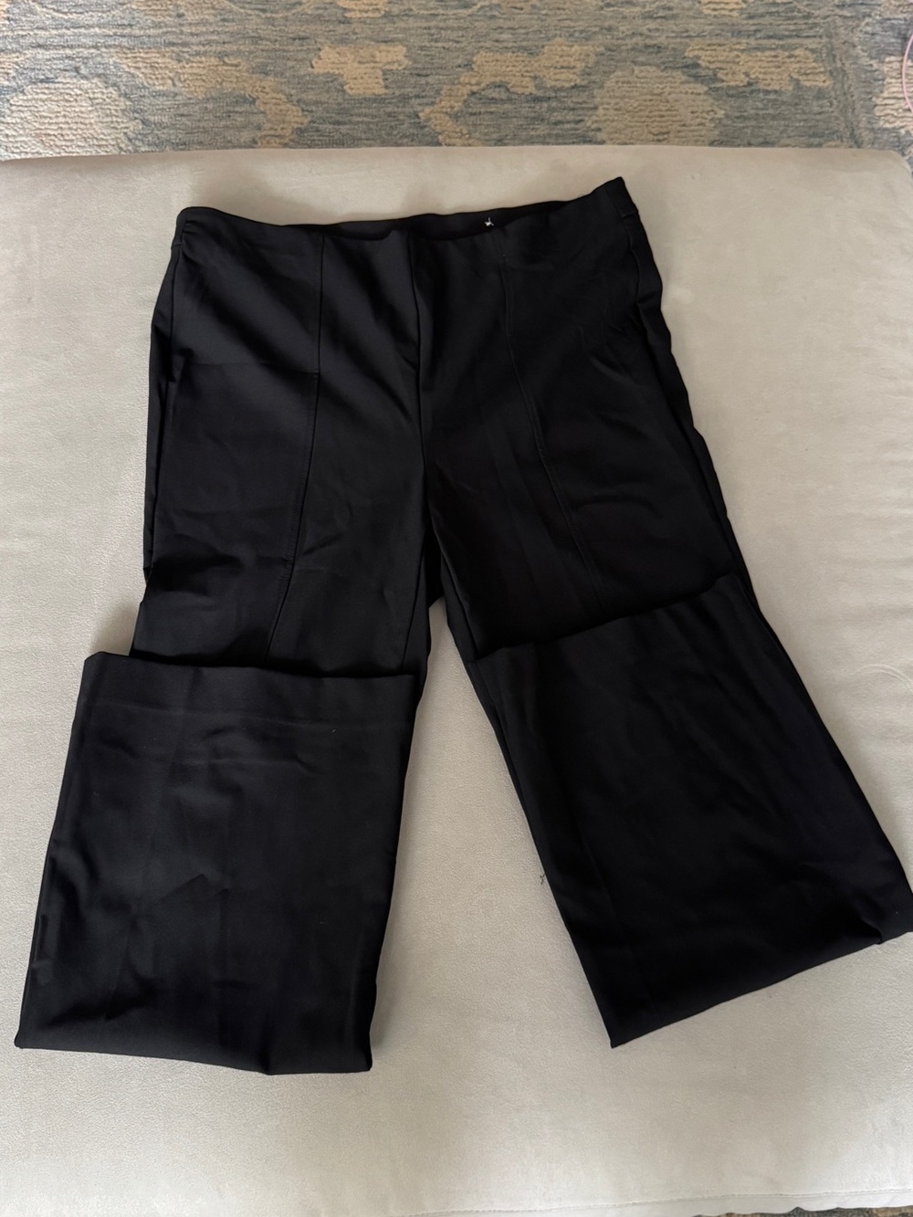 Chicos Women's Tall Juliette Black Wide-Leg Pants